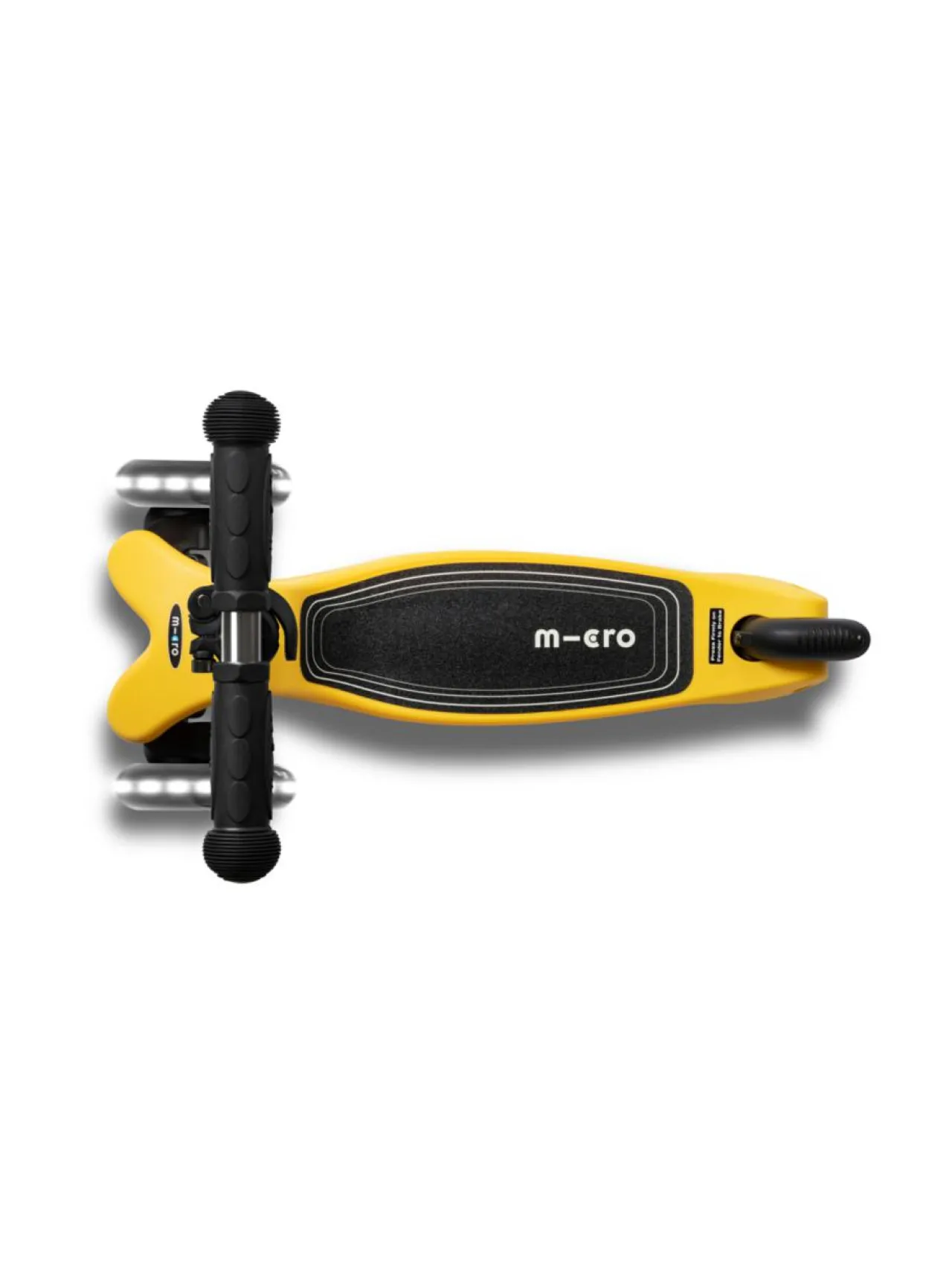 Ulkolelut<MICRO Potkulauta Mini Deluxe Lite LED-valoilla, keltainen
