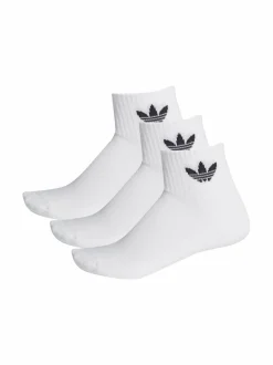Urheiluasusteet|Urheiluasusteet<adidas Originals Mid Crew -sukat 3-pack FT8529 WHITE/WHITE/BLACK