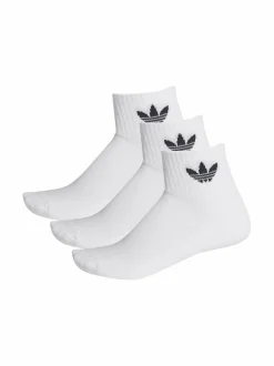 Urheiluasusteet|Urheiluasusteet<adidas Originals Mid Crew -sukat 3-pack FT8529 WHITE/WHITE/BLACK