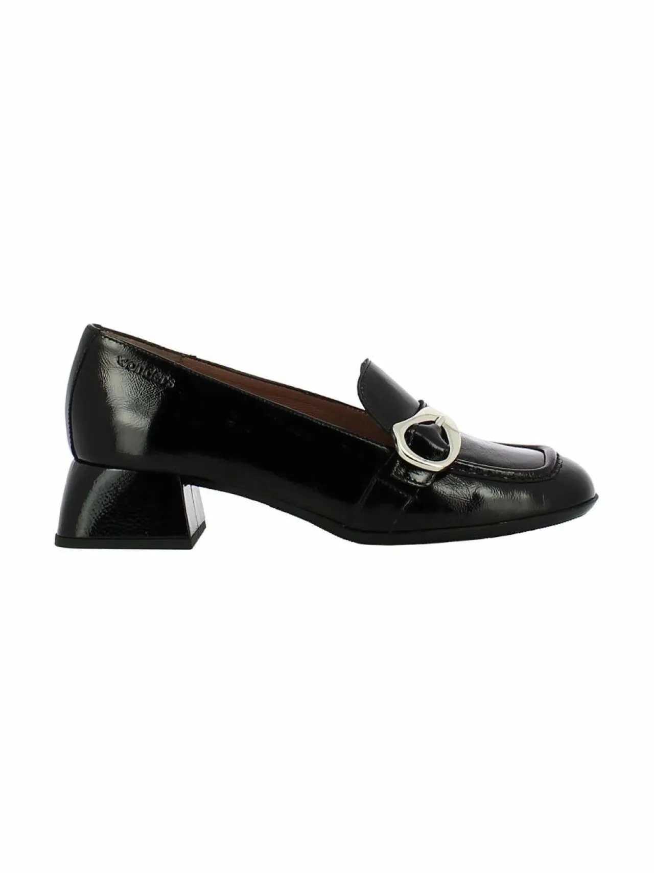 Wonders Mid Heel Buckle -nahkaloaferit^ Kävelykengät & Loaferit