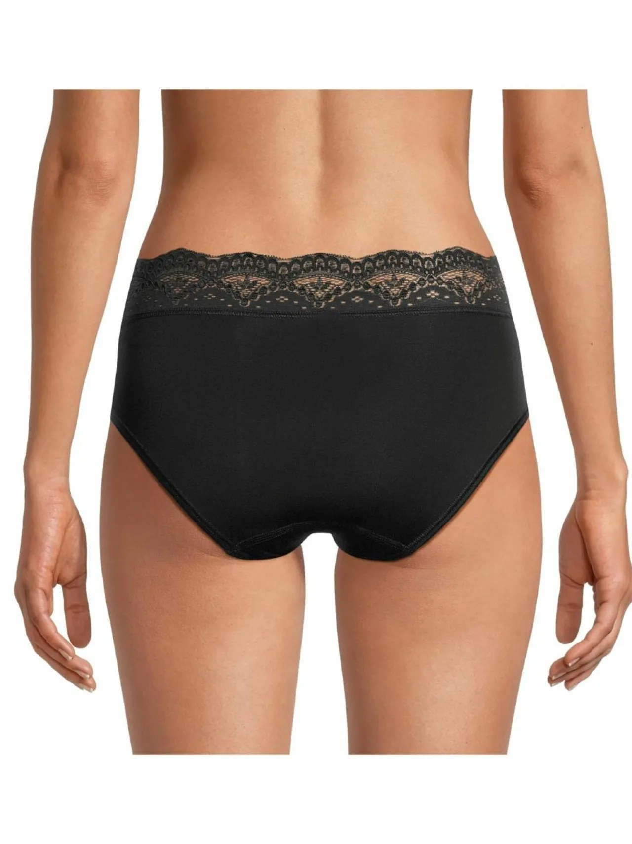 Alusvaatteet & -Asut<Sylvia Speidel Midi-brief -alushousut pitsillä 990 BLACK