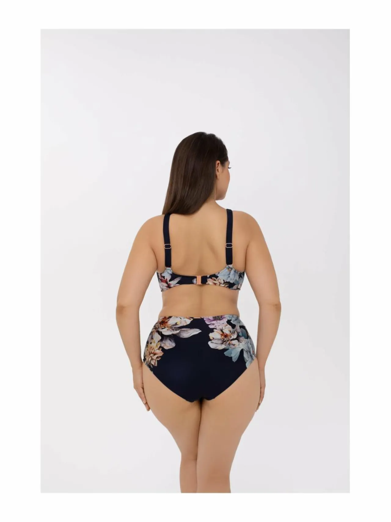 Uima-Asut<Marc & André Midnight Bloom High Waist -bikinialaosa BLUE/MILTI (BL6/MC0)