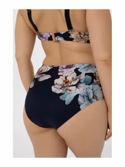 Uima-Asut<Marc & André Midnight Bloom High Waist -bikinialaosa BLUE/MILTI (BL6/MC0)