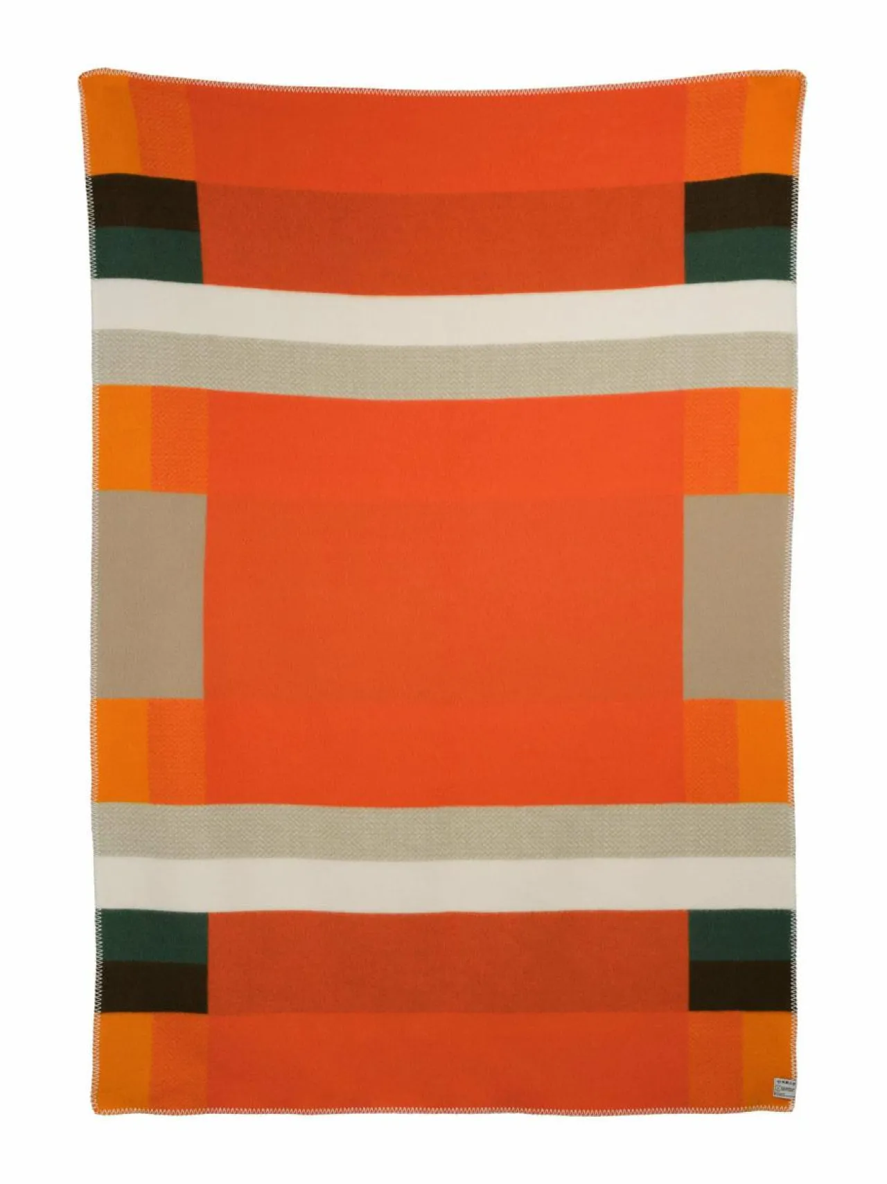 Huovat & Päiväpeitot<Røros Tweed Mikkel-villahuopa 135 x 200 cm ORANGE