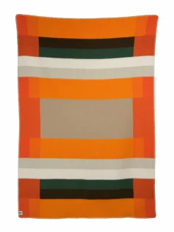 Huovat & Päiväpeitot<Røros Tweed Mikkel-villahuopa 135 x 200 cm ORANGE