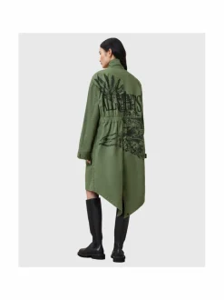 Takit<All Saints Milla Bird -parkatakki KHAKI GREEN