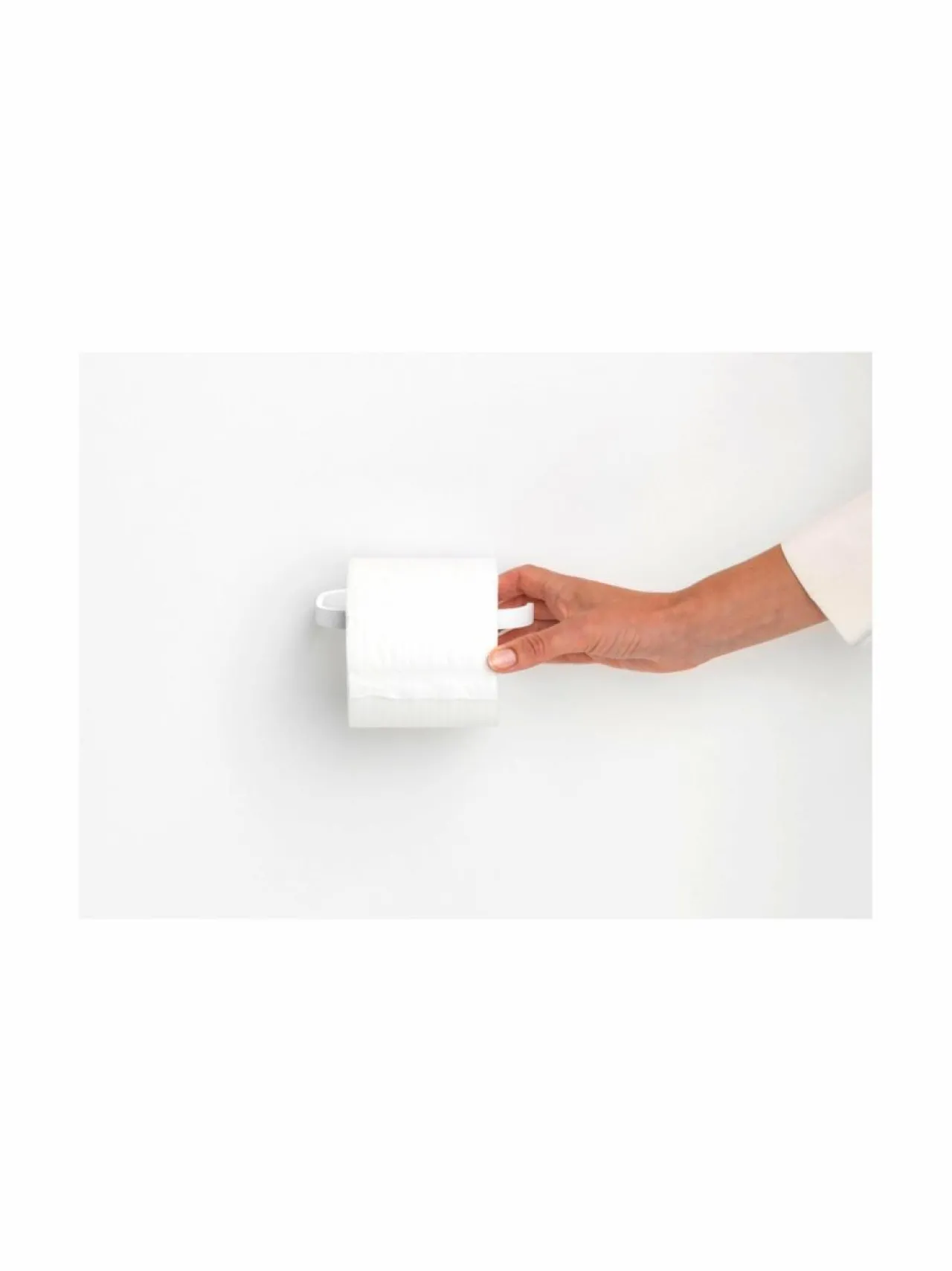 Kylpyhuonetarvikkeet<Brabantia MindSet WC-paperiteline MINERAL FRESH WHITE