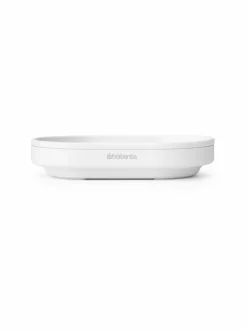 Kylpyhuonetarvikkeet<Brabantia MindSet-saippuaalusta MINERAL FRESH WHITE