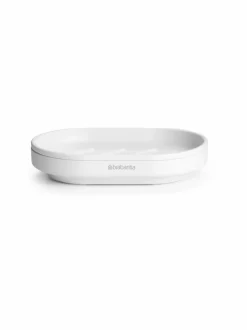 Kylpyhuonetarvikkeet<Brabantia MindSet-saippuaalusta MINERAL FRESH WHITE