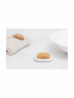 Kylpyhuonetarvikkeet<Brabantia MindSet-saippuaalusta MINERAL FRESH WHITE