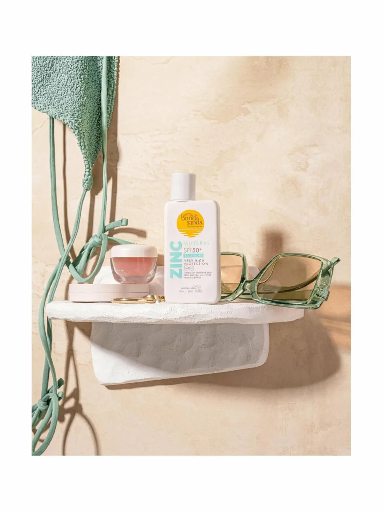 Bondi Sands Mineral Face Fluid SPF50+ -aurinkovoide kasvoille^ Aurinkotuotteet