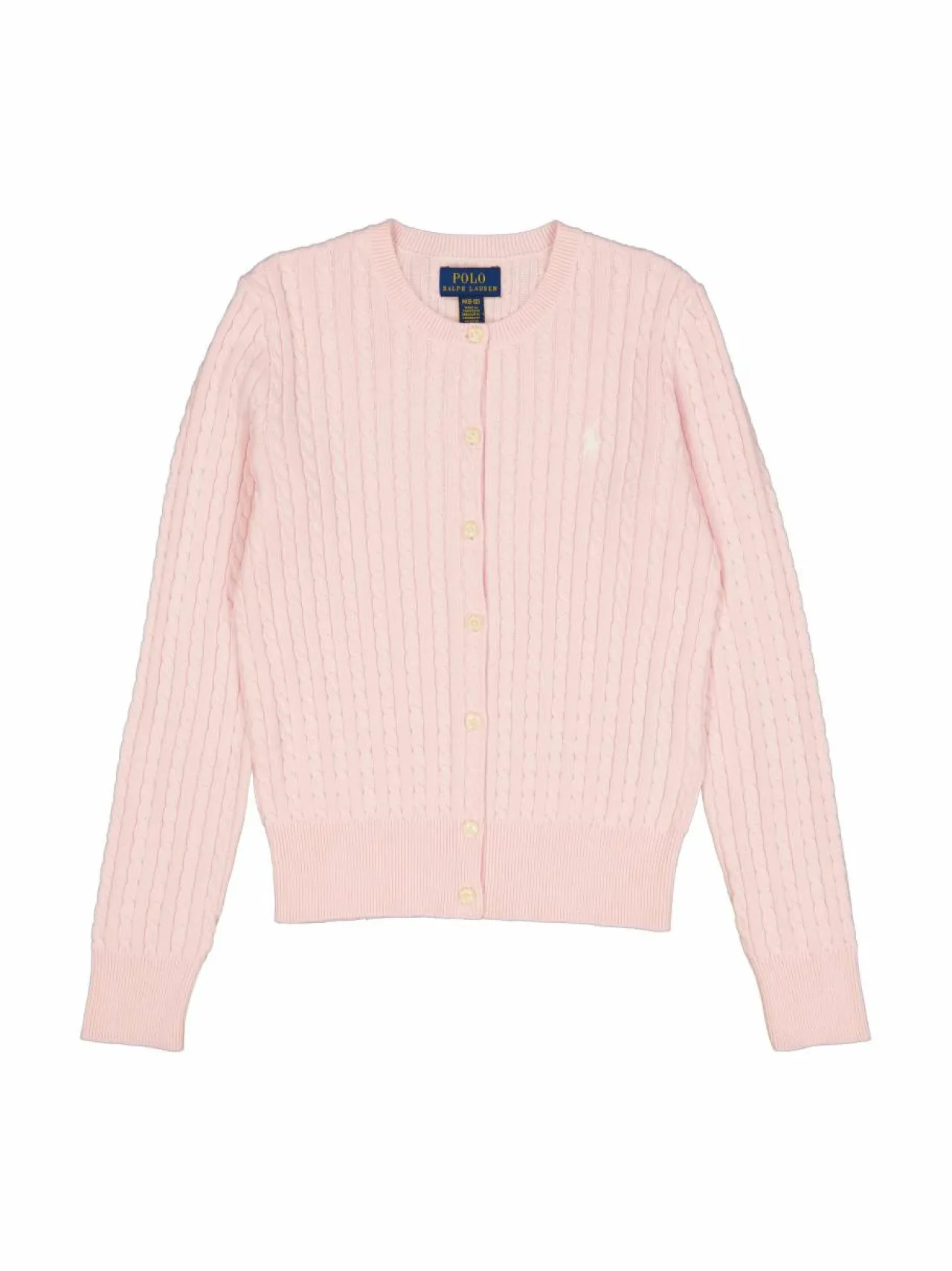 Neuleet<Polo Ralph Lauren Mini Cable -palmikkoneuletakki HINT OF PINK