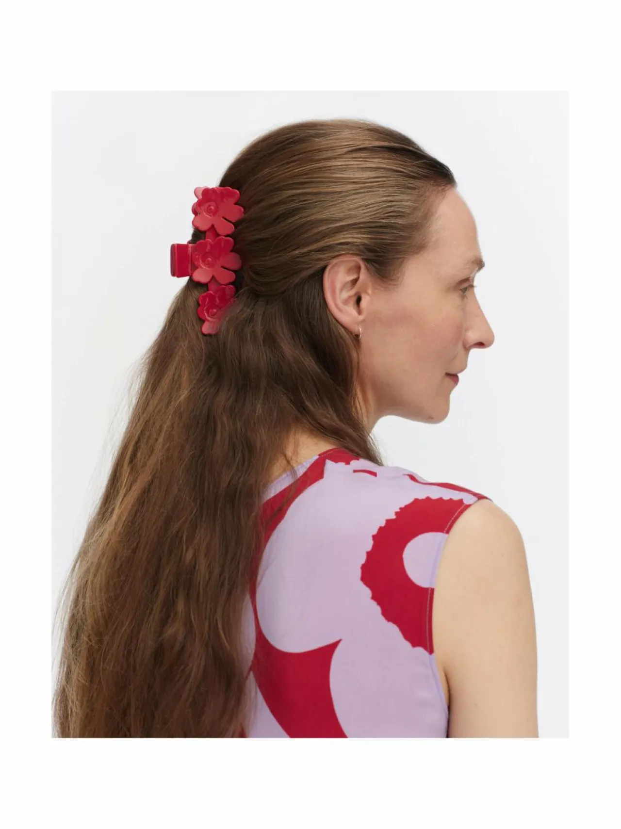 Korut<Marimekko Mini Unikko -hiusklipsi 030 RED