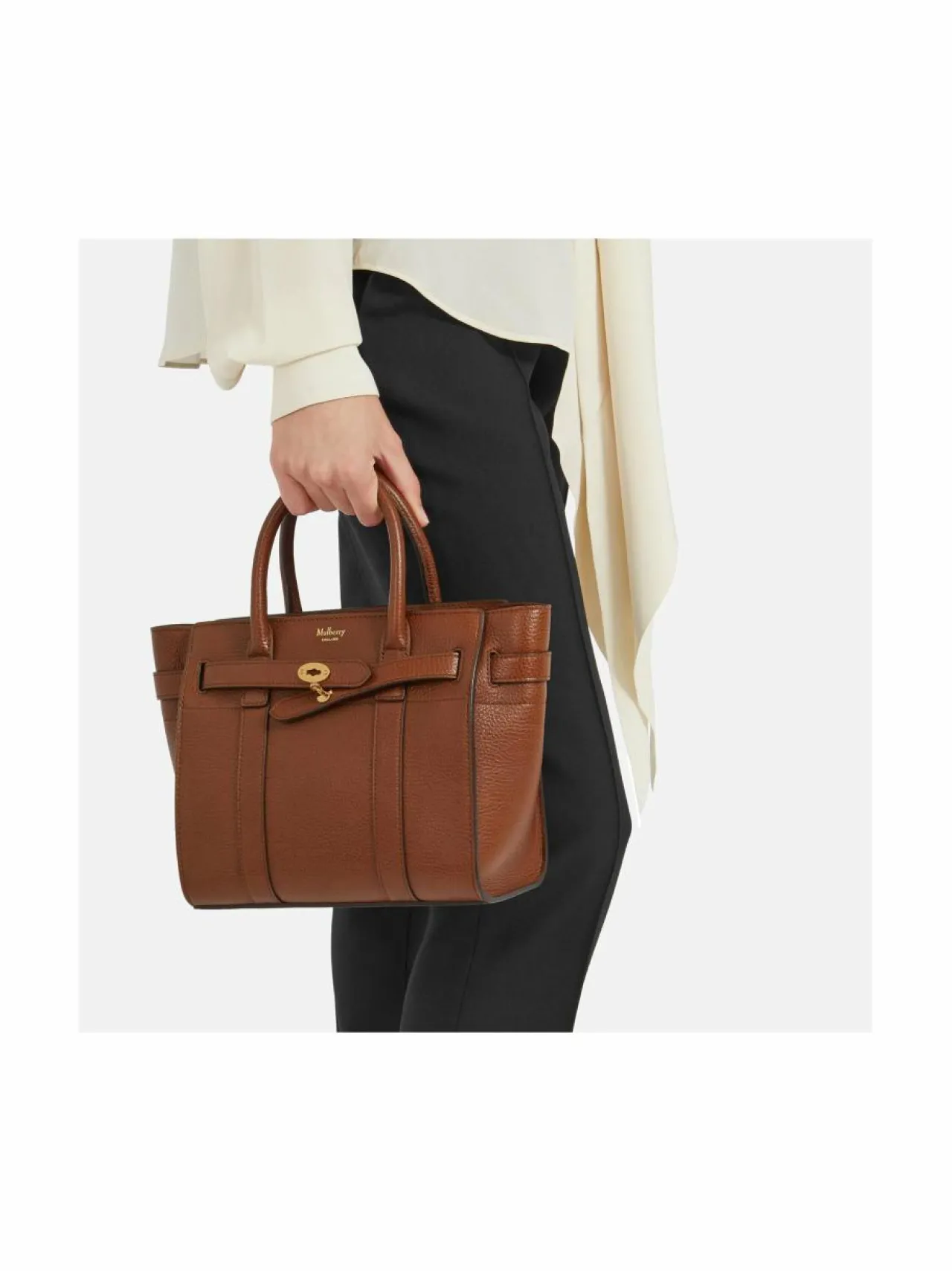 Mulberry Mini Zipped Bayswater -nahkalaukku^ Shopperit