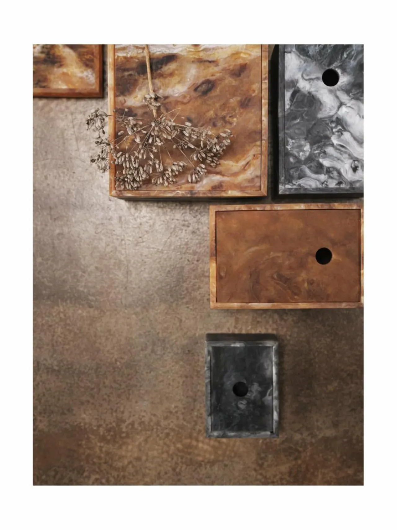 Koriste-Esineet<Ferm Living Mist-säilytyslaatikko CHARCOAL
