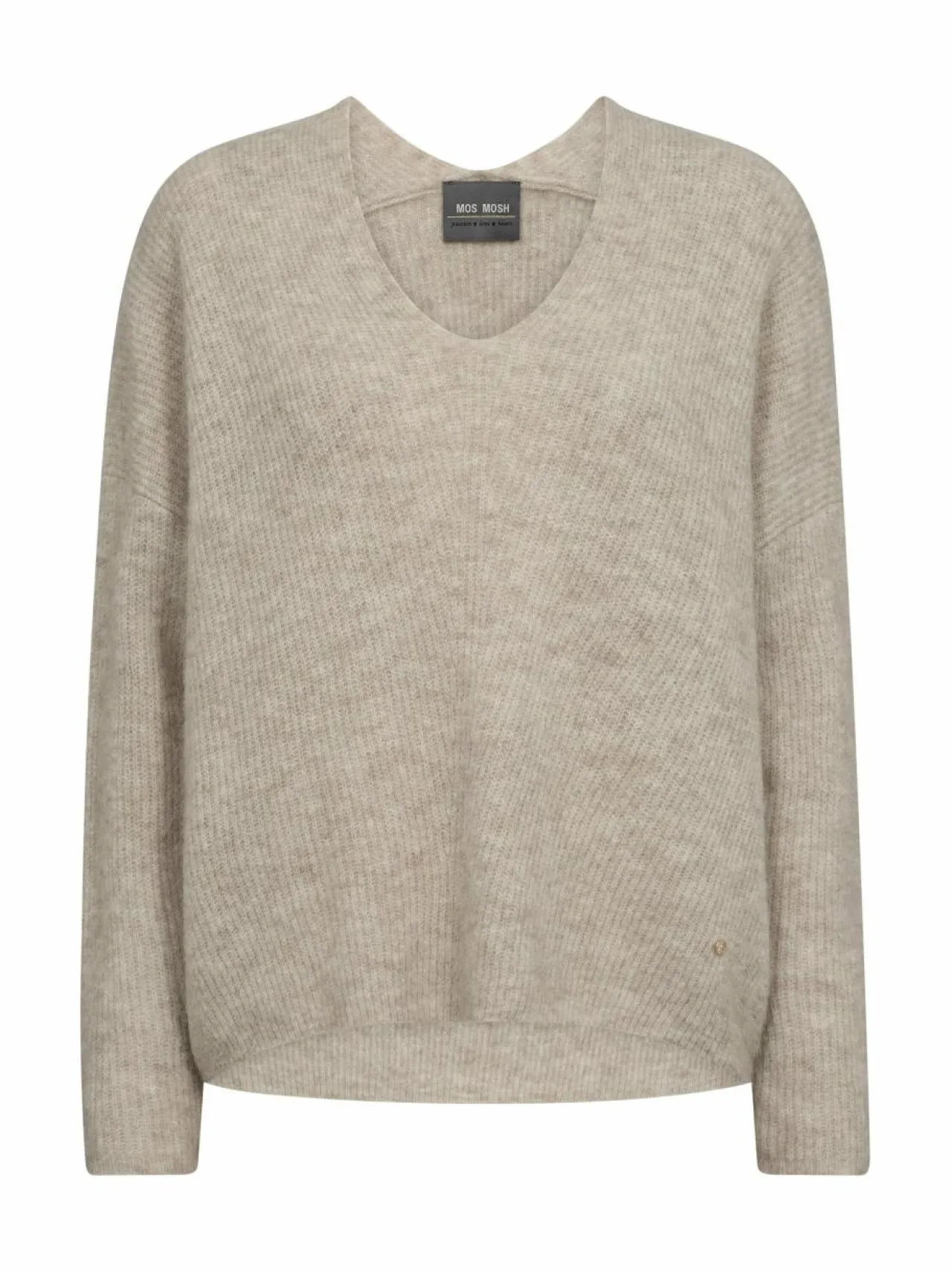 Neuleet<MOS MOSH MMThora-villasekoiteneule 174 FEATHER GRAY