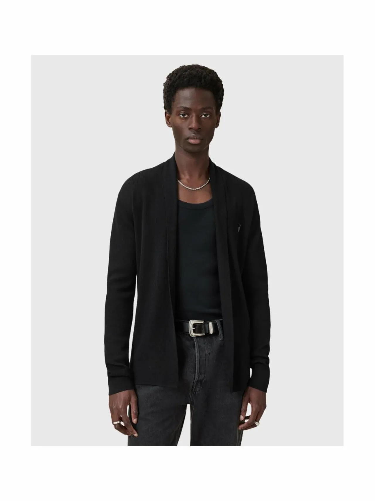 Neuleet<All Saints Mode Open Car -merinovillaneuletakki BLACK