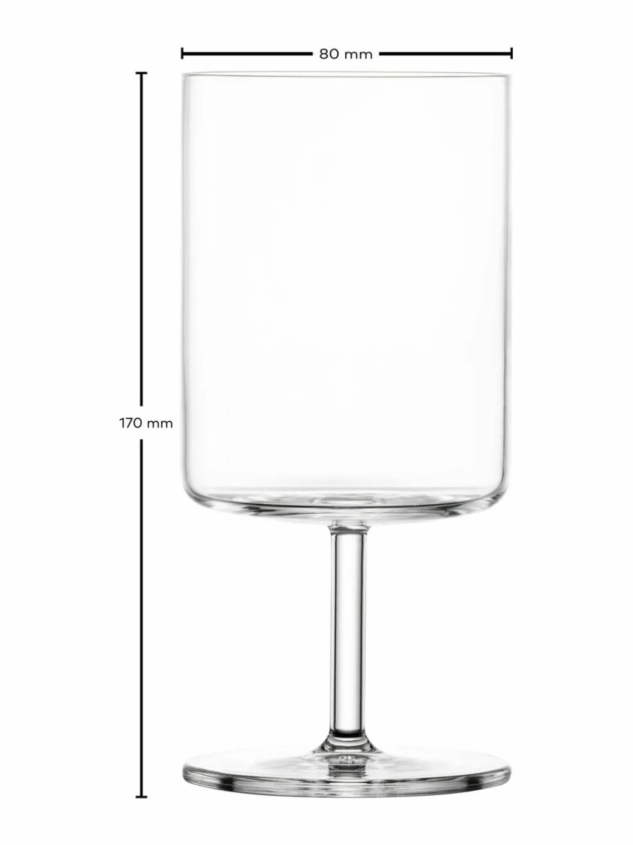 Lasit<Schott Zwiesel Modo-vesilasi 440 ml, 4 kpl CLEAR