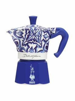 Tee, Kahvi & Vesi<Bialetti Moka Express Dolce & Gabbana -3 kupin mutteripannu BLUE