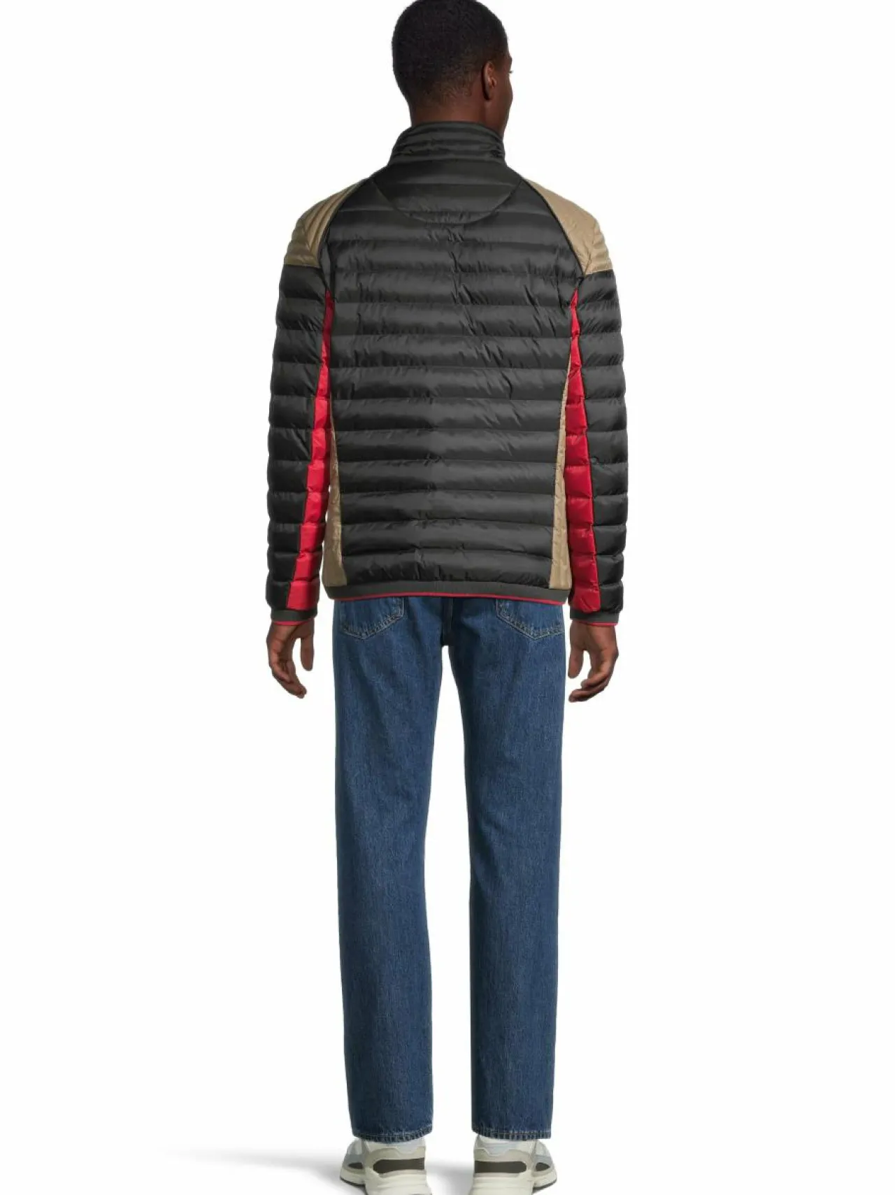 Takit<Wellensteyn Mol Racing -kevyttoppatakki BLACK/DARKSAND/DARKRED