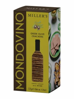 Artisan Biscuits Mondovino- kreikkalaiset oliivisuolakeksit, 125 g^ Suolaiset Delituotteet