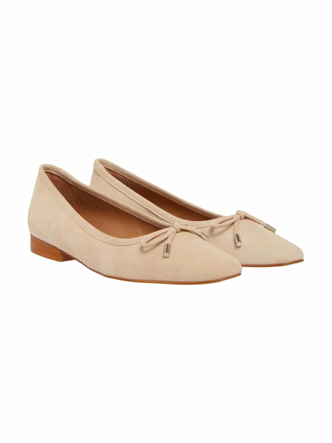 Kävelykengät & Loaferit<Flattered Monica-mokkanahkaballerinat SAND