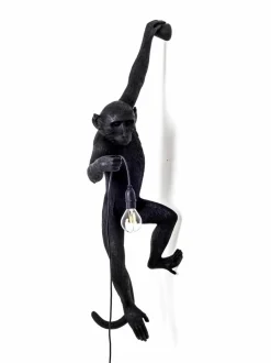 Seinävalaisimet<Seletti Monkey Lamp Hanging -seinävalaisin MUSTA