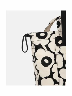 Shopperit<Marimekko Mono City Tote Unikko -laukku 908 COTTON, BLACK