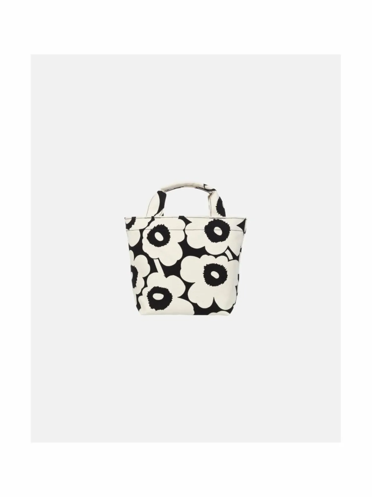 Shopperit<Marimekko Mono Mini Tote Unikko -laukku 908 COTTON, BLACK