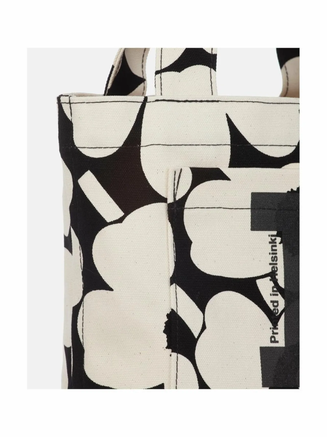 Shopperit<Marimekko Mono Mini Tote Unikko -laukku 908 COTTON, BLACK