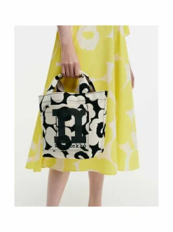 Shopperit<Marimekko Mono Mini Tote Unikko -laukku 908 COTTON, BLACK