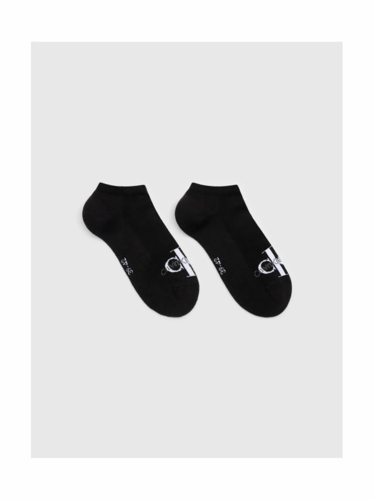 Sukat<Calvin Klein Monogram Sneaker -sukat 2-pack 001 BLACK