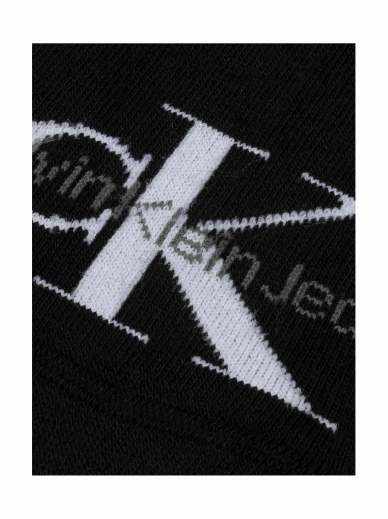 Sukat<Calvin Klein Monogram Sneaker -sukat 2-pack 001 BLACK