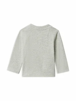 Pitkähihaiset Trikoopaidat|Pitkähihaiset Trikoopaidat<Calvin Klein Kids Monogram-trikoopaita P41 GREY HEATHER