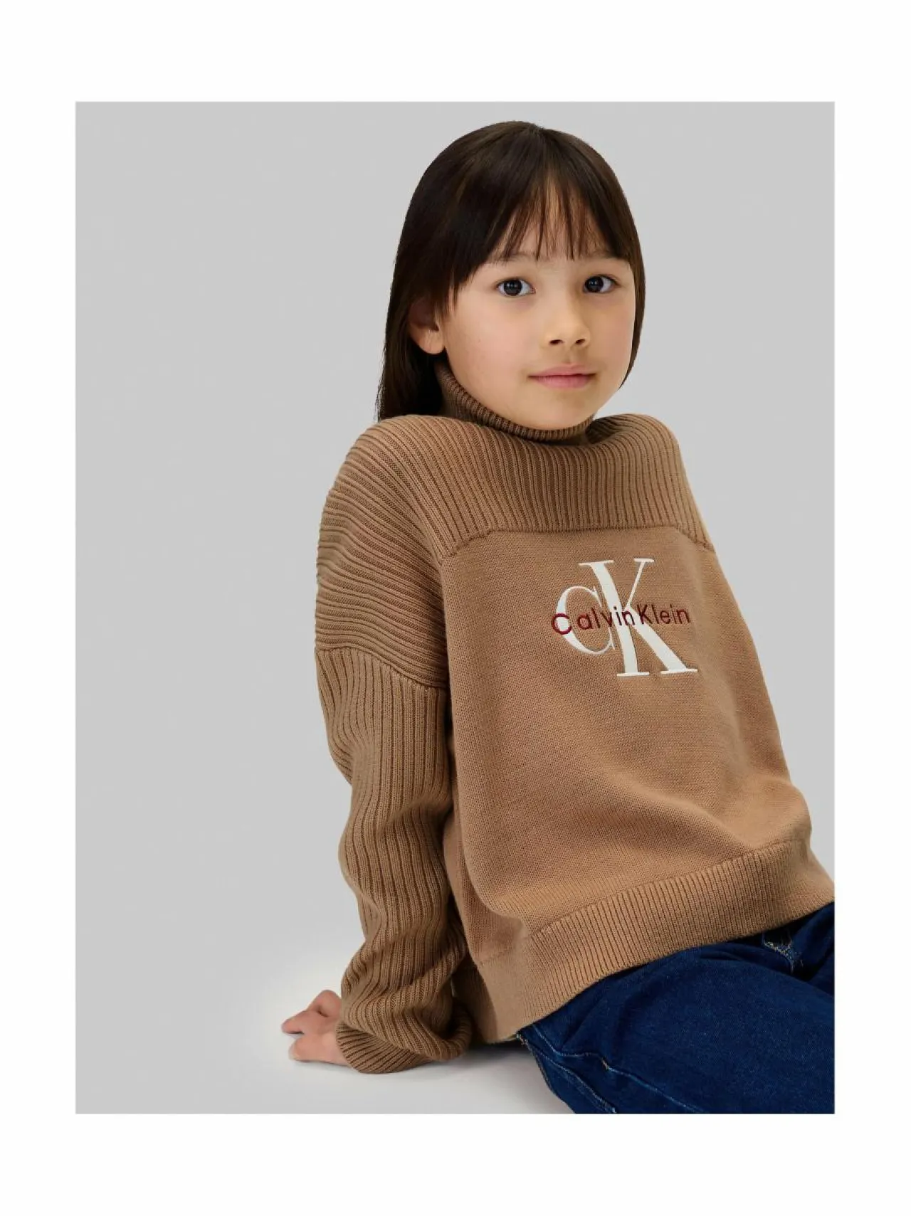Calvin Klein Kids Monologo Rollneck -neule^ Neuleet