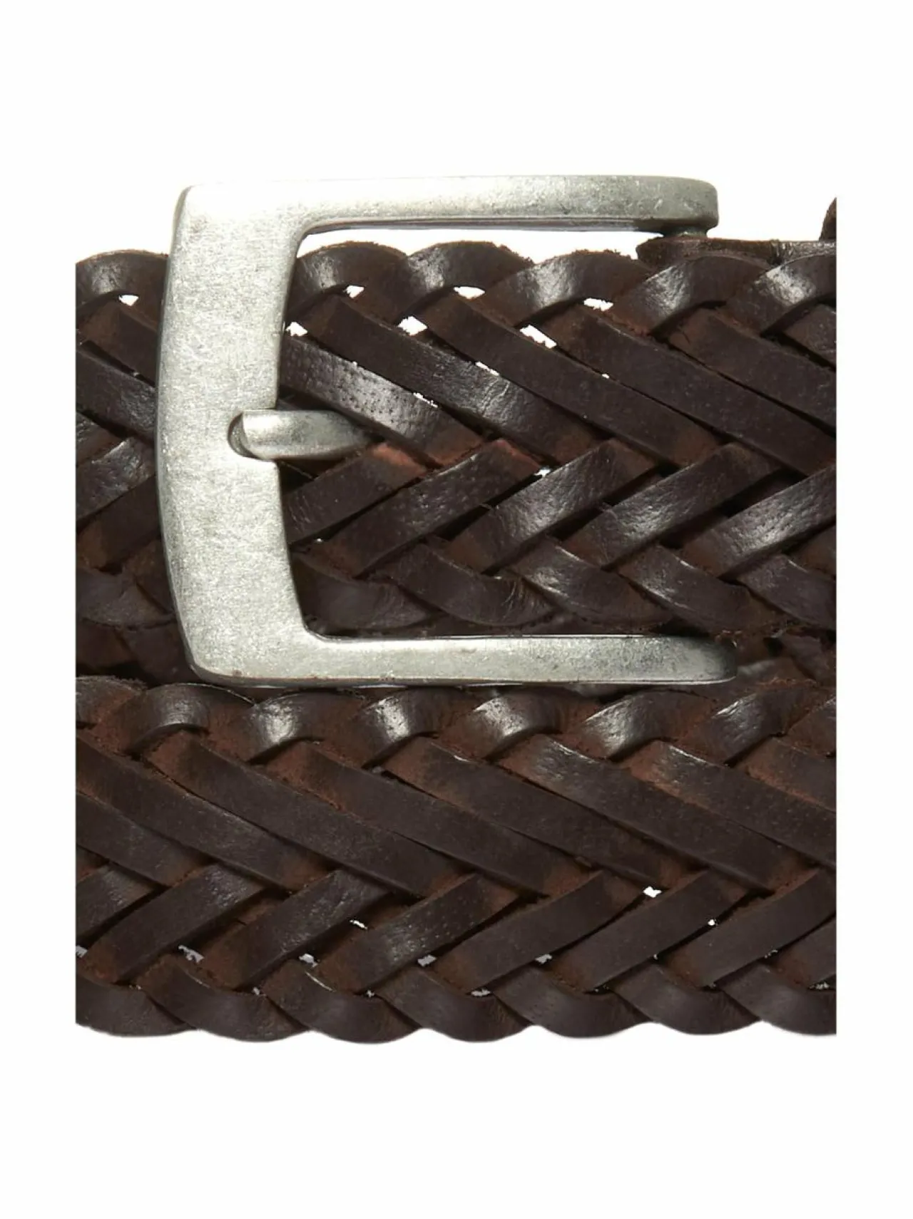 Vyöt<CONSTRUE Monroe-nahkavyö CHOCOLATE BROWN