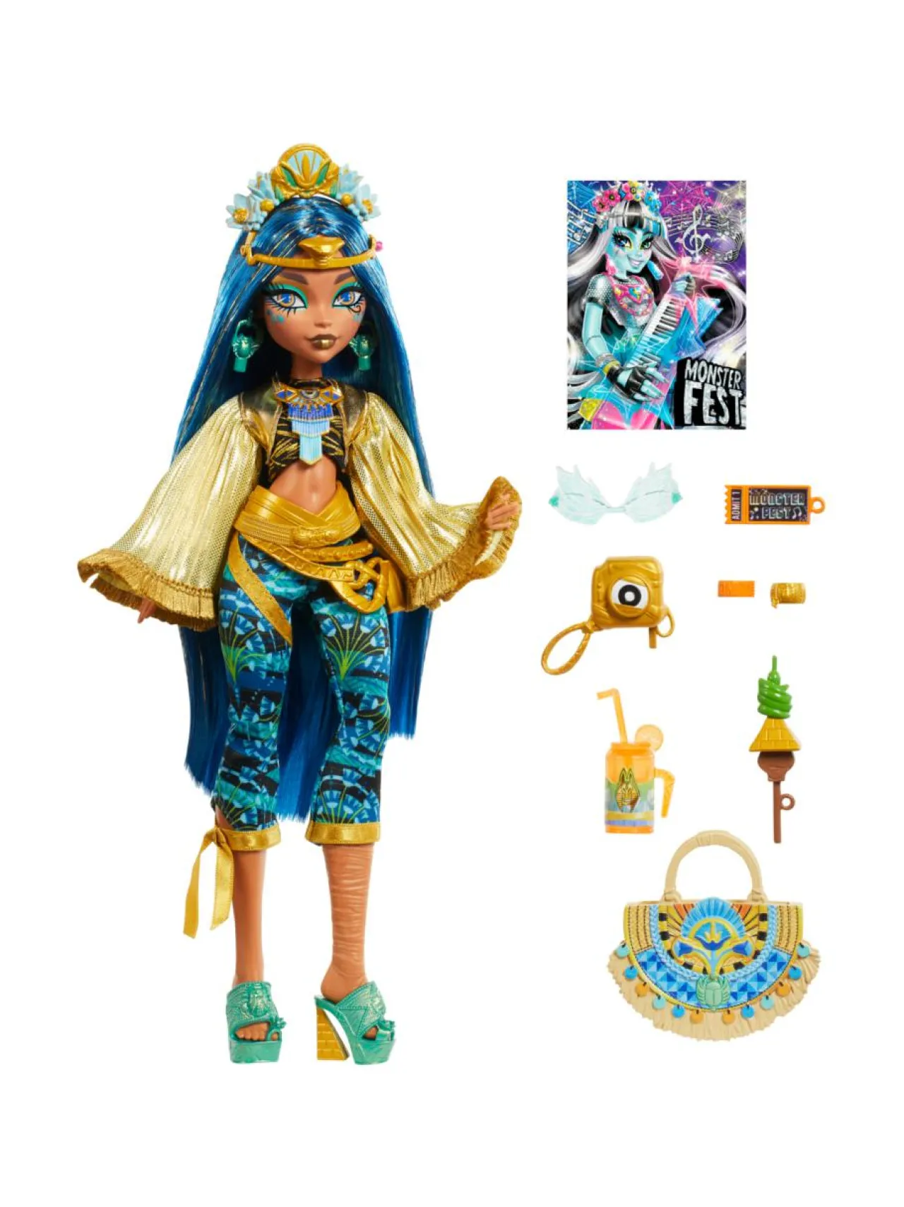 Nuket & Nuken Tarvikkeet<MONSTER HIGH -festivaalinukke Cleo