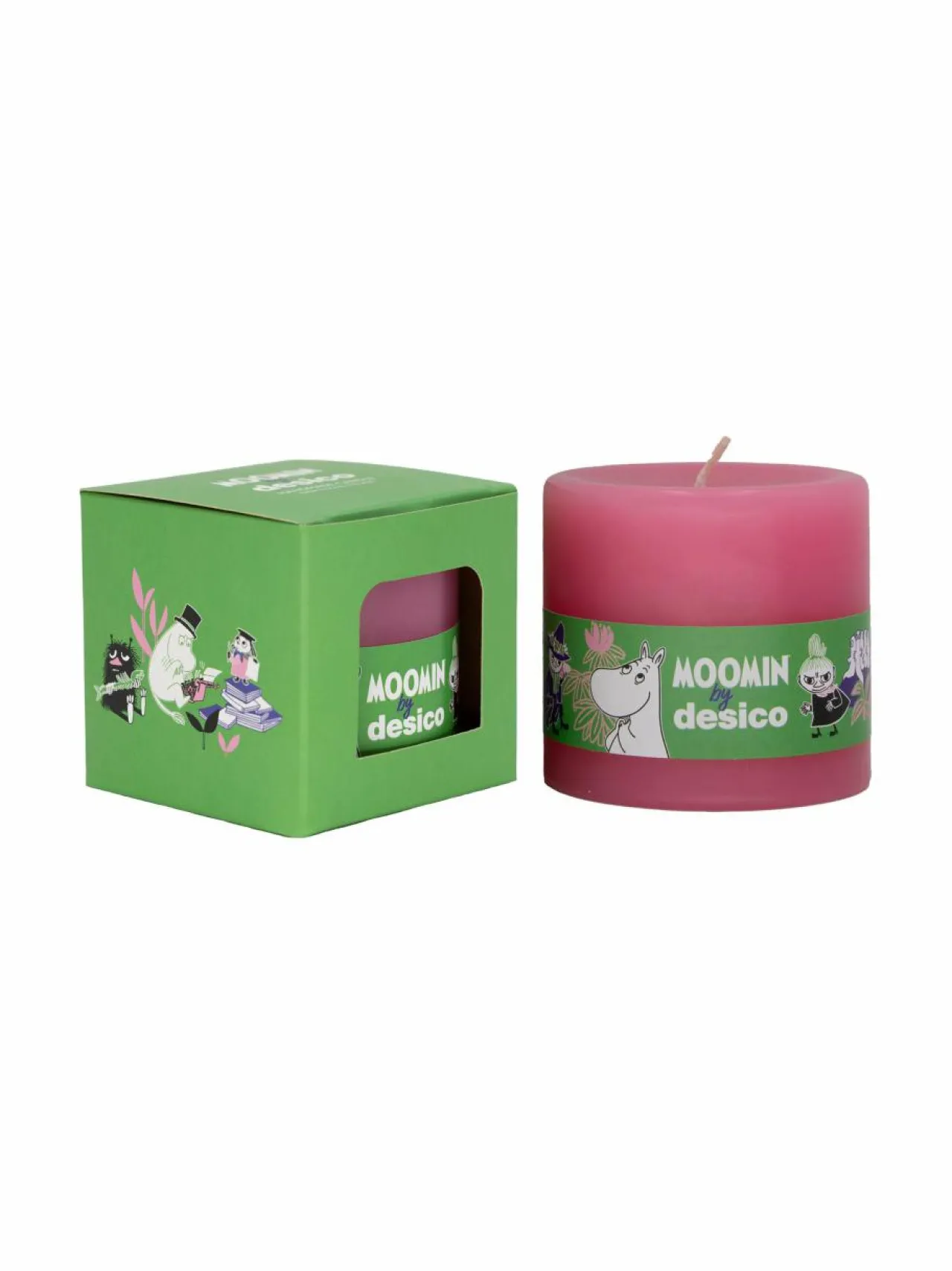 Kynttilät & Lyhdyt<Desico Moomin by -pöytäkynttilä 7 cm MOOMIN PINK