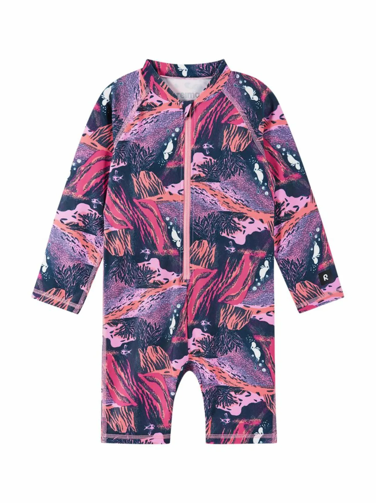 Ulkoiluvaatteet<Reima Moomin UV50+ Sandig -uimahaalari 4578 ROSE PINK
