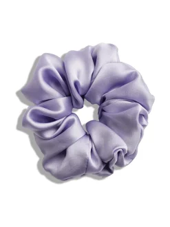 Upcycle with Jing Mulberry Silk Scrunchie -hiusdonitsi - vaaleanvioletti^ Hiustarvikkeet