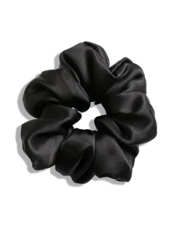 Upcycle with Jing Mulberry Silk Scrunchie -hiusdonitsi - musta^ Hiustarvikkeet