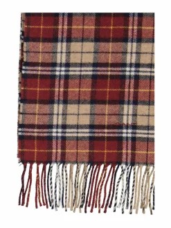 Huivit & Kaulaliinat<GANT Multi Check -villahuivi 604 PLUMPED RED