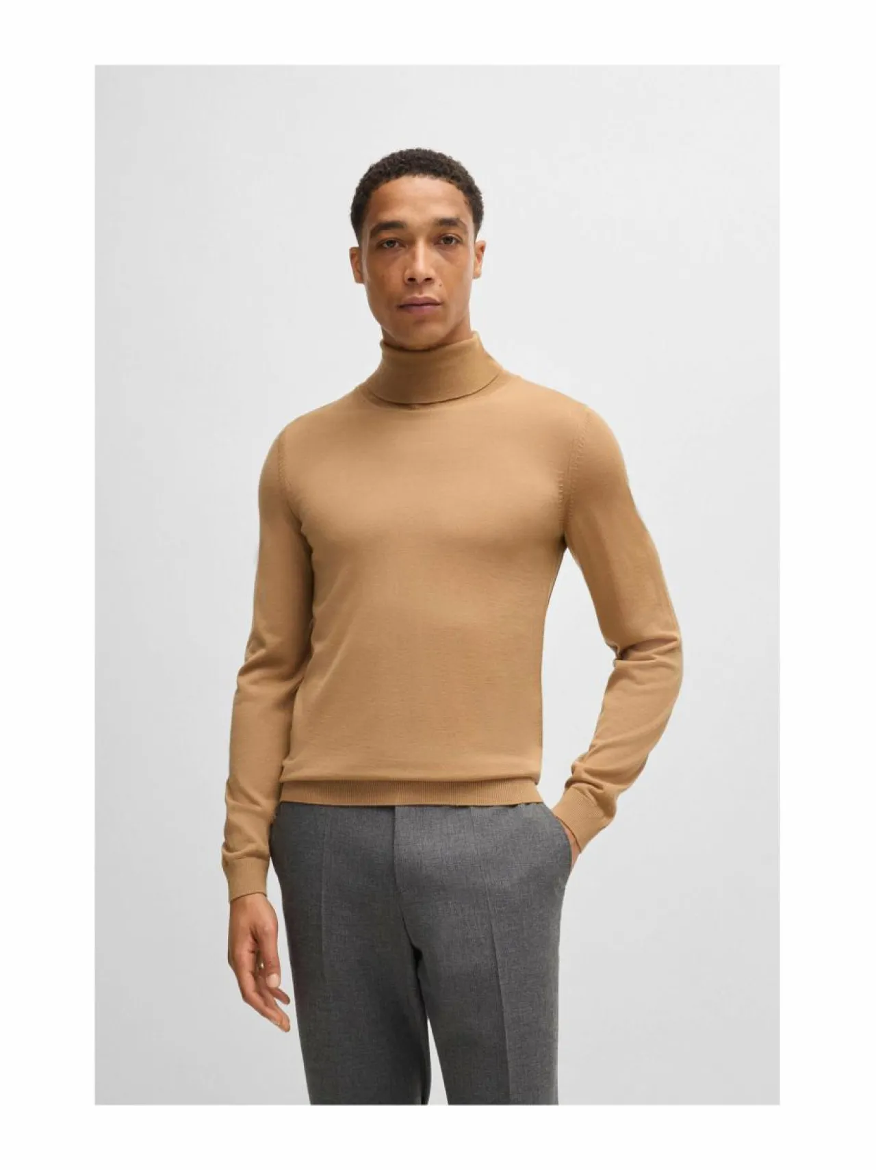 Neuleet<BOSS Musso-pooloneule 260 MEDIUM BEIGE