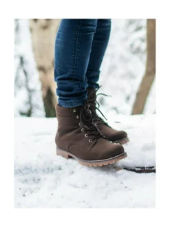 Nilkkurit<Pomar MUTKA Naisten vegaaniset GORE-TEX® nilkkurit BARK MICRO SUEDE