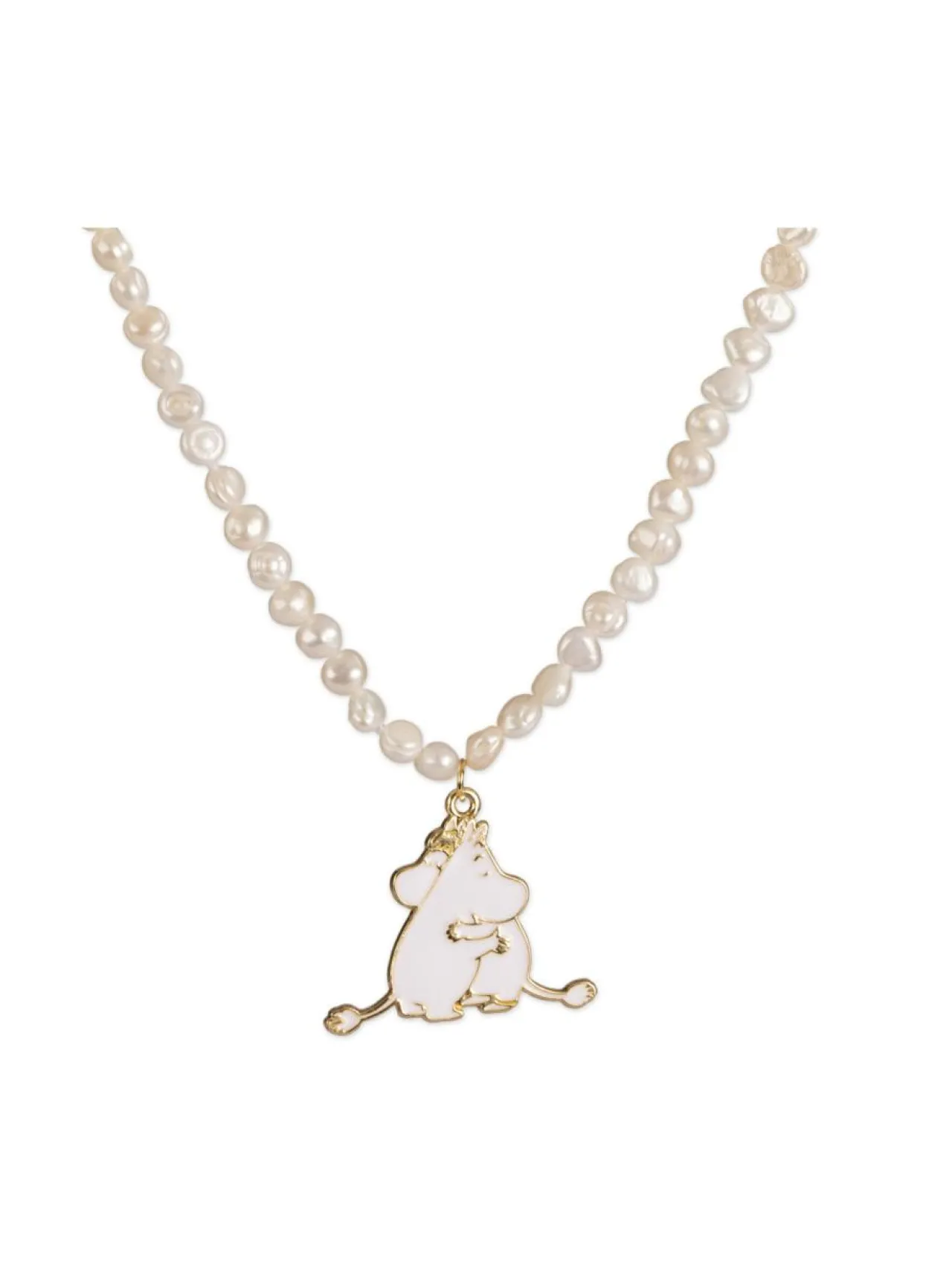 Korut & Hiuskoristeet<pfgSTOCKHOLM Muumi - Moomin Kids Pearl Kaulakoru VALKOINEN