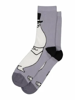 Sukat<MOOMIN Muumipappa-nilkkasukat GREY
