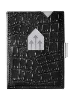 Lompakot & Kotelot<Exentri Nahkalompakko, Caiman Black MUSTA