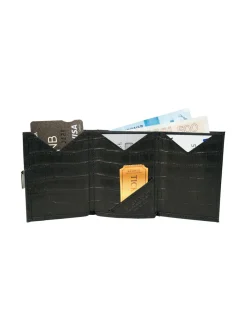 Lompakot & Kotelot<Exentri Nahkalompakko, Caiman Black MUSTA