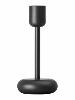 Kynttilät & Lyhdyt<Iittala Nappula-kynttilänjalka 183 mm TUMMANHARMAA