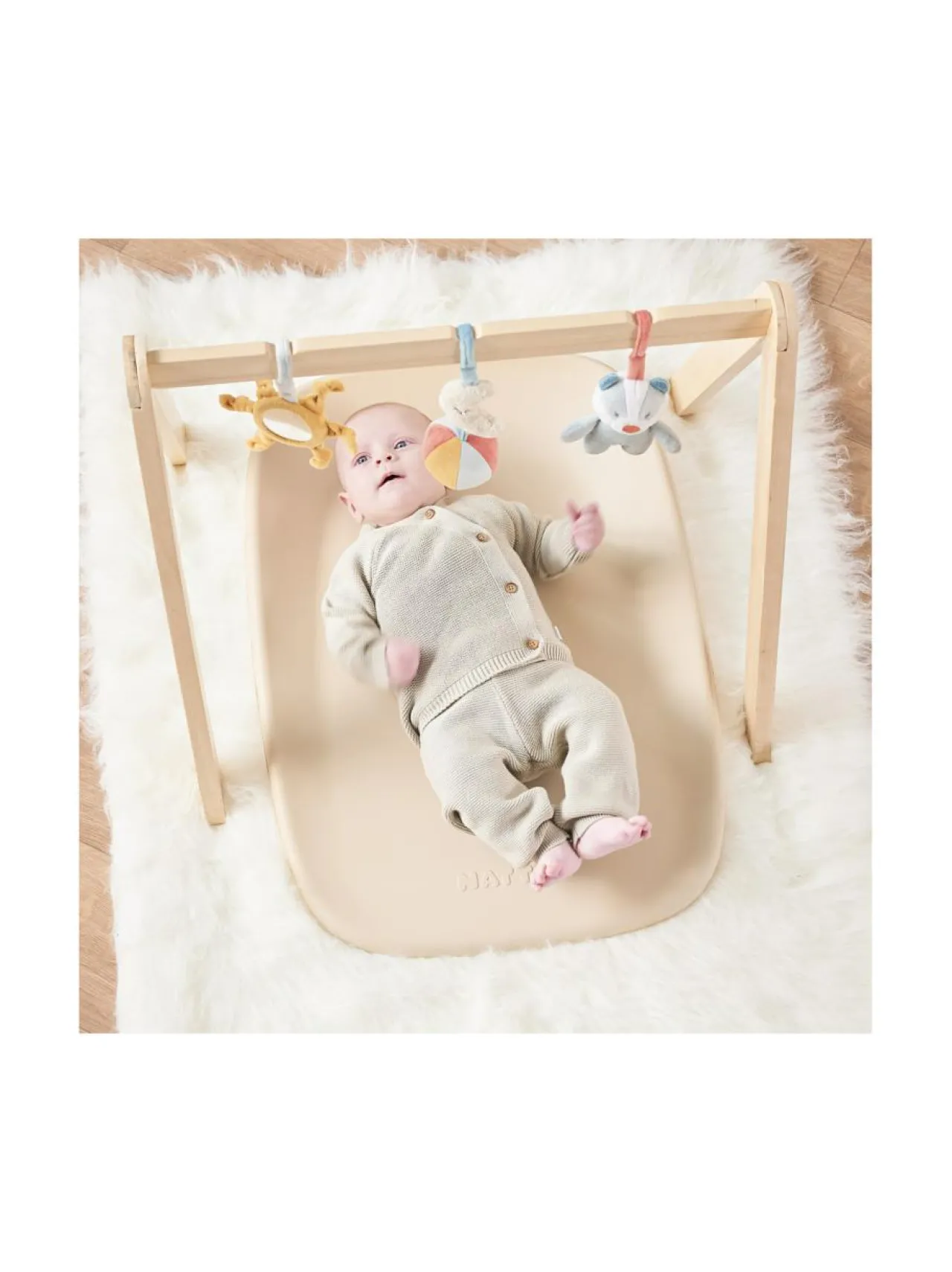 Vauvat & Taaperot<NATTOU Vaipanvaihtoalusta Softy, beige